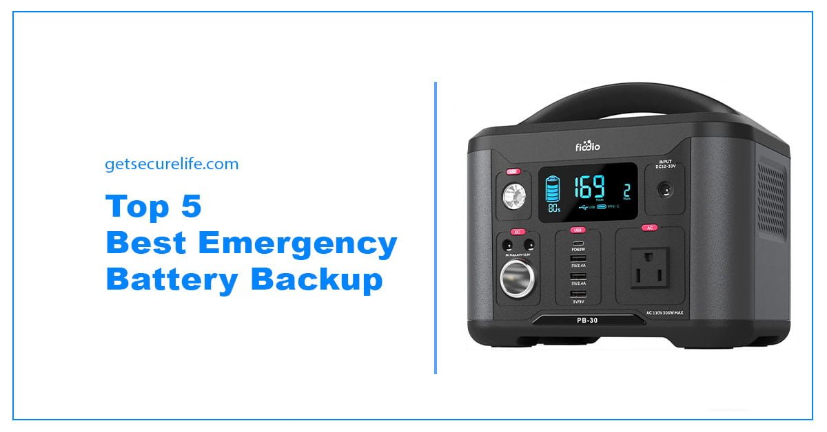Top 5 Best Emergency Battery Backup