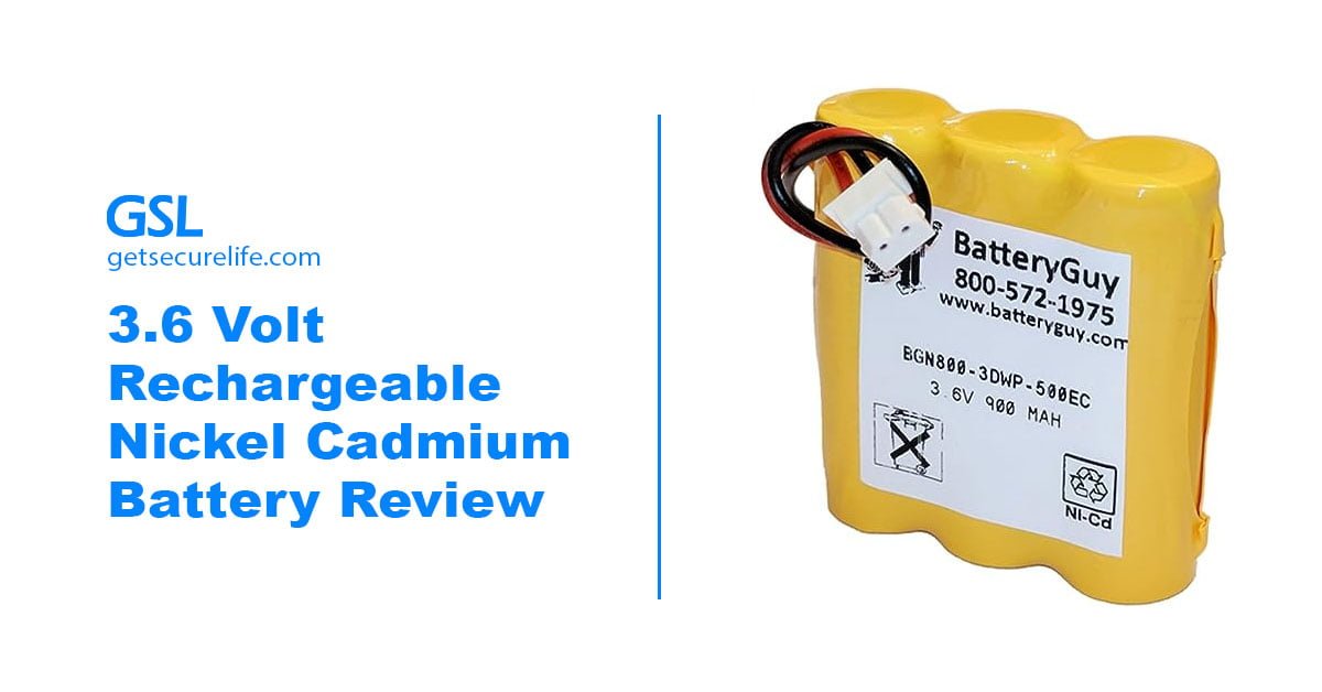 3.6 Volt Rechargeable Nickel Cadmium Battery Review